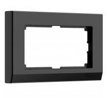 Рамка Werkel Stark для двойной розетки черный W0081808 4690389162107