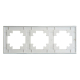 Рамка 3-постовая Stekker Катрин белый матовый GFR00-7003-01M 49596