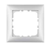 Рамка LK Studio 1-постовая (серебристый металлик) LK60 864103-1