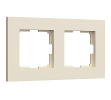 Рамка на 2 поста Werkel Slab айвори матовый W0022962 4690389193392