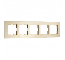 Рамка Werkel AluMax на 5 постов шампань W0053511 4690389214363