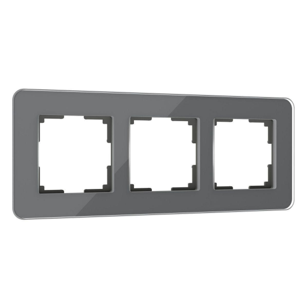 Рамка Werkel Elite на 3 поста графит W0032440 4690389180774 Рамка Werkel Elite на 3 поста графит W0032440 4690389180774