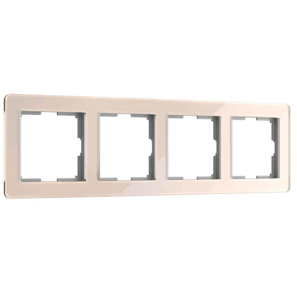 Рамка Werkel Acrylic на 4 поста айвори W0042743 4690389190551 Рамка Werkel Acrylic на 4 поста айвори W0042743 4690389190551