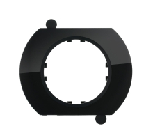 Рамка LK Studio круглая промежуточная для 3-х и более постов оконечная из натурального темного стекла LK Vintage 889310-1