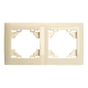 Рамка 2-постовая Stekker Эрна Элегант слоновая кость PFR00-9012-02 49667
