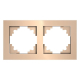 Рамка 2-постовая Stekker Катрин шампань GFR00-7002-02 39528