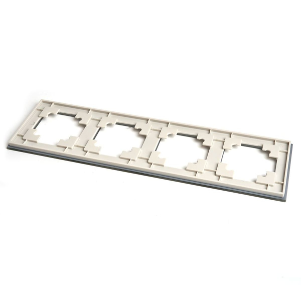 Рамка 4-постовая Stekker Катрин дымчатый GFR00-7004-07 49037