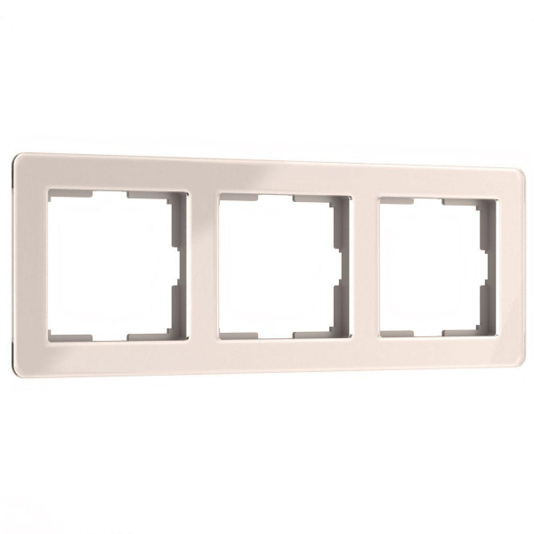 Рамка Werkel Acrylic на 3 поста айвори W0032743 4690389186295 Рамка Werkel Acrylic на 3 поста айвори W0032743 4690389186295