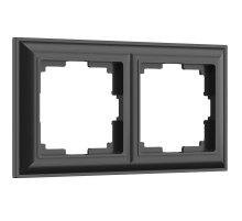 Рамка Werkel Fiore на 2 поста черный W0022208 4690389160370