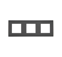 Рамка LK Studio 3-постовая (черный бархат) LK45 854308-1