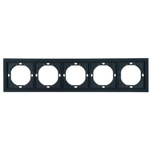 Рамка 5-местная, Stekker Мия, PFR00-3005-05, черный бархат 50465