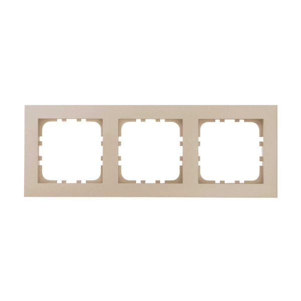 Рамка 3-постовая LK Studio (шампань) LK80 FLAT, 844306-1