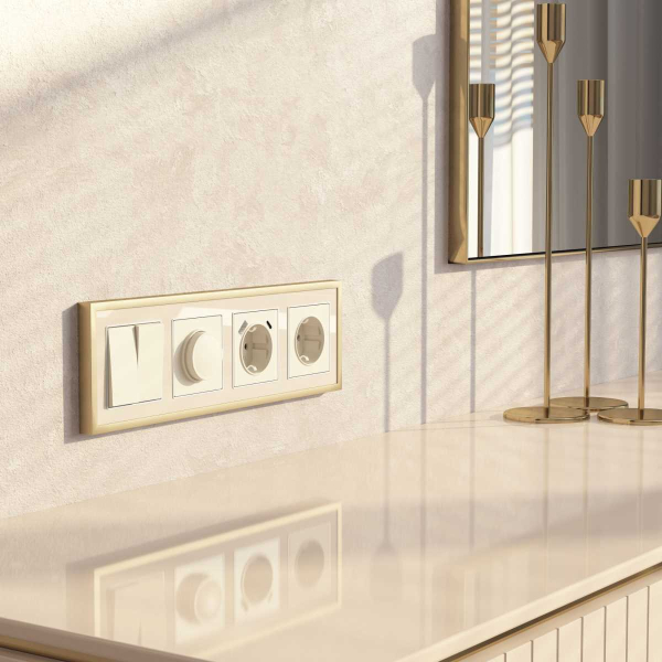 Рамка Werkel 4 поста Baguette W0042851 4690389193316