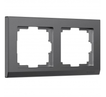 Рамка Werkel Stark на 2 поста графит W0021864 4690389194504