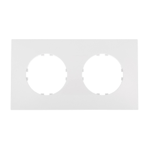 Рамка LK Studio 2-постовая квадрат (белый) Vintage-Quadro 884204-1