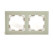 Рамка 2-постовая Stekker Катрин дымчатый GFR00-7002-07 49033