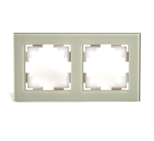 Рамка 2-постовая Stekker Катрин дымчатый GFR00-7002-07 49033