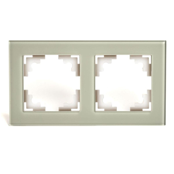 Рамка 2-постовая Stekker Катрин дымчатый GFR00-7002-07 49033