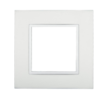 Рамка LK Studio 1-постовая из натурального анодированного алюминия LK45 854123-1