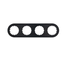 Рамка LK Studio 4-постовая круглая (черный) Vintage-Classic 889408-1