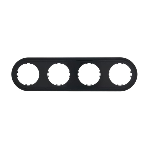 Рамка LK Studio 4-постовая круглая (черный) Vintage-Classic 889408-1