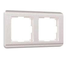 Рамка на 2 поста Werkel Stream перламутровый W0022113 4690389162251