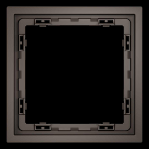 Рамка пластиковая S70 на 1 пост, (капучино) Voltum VLS100114