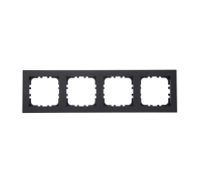 Рамка LK Studio 4-постовая (черный бархат) LK80 844408-1