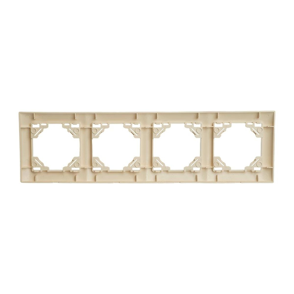 Рамка 4-постовая Stekker Эрна Элегант слоновая кость PFR00-9014-02 49669