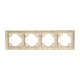 Рамка 4-постовая Stekker Эрна Элегант слоновая кость PFR00-9014-02 49669