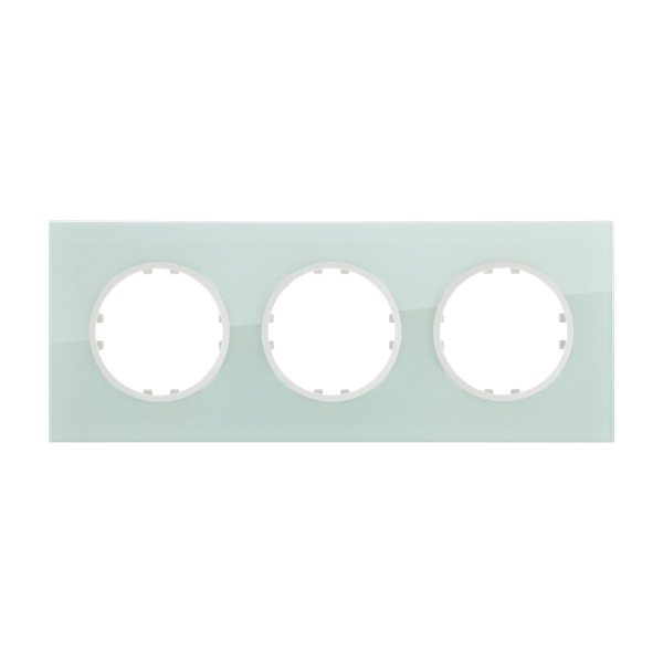 Рамка LK Studio 3-постовая квадрат из натурального светлого стекла Vintage 884311-1