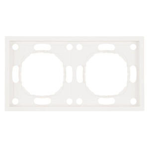 Рамка 2-постовая Stekker Эмили белый фарфор PFR00-5002-01 49885