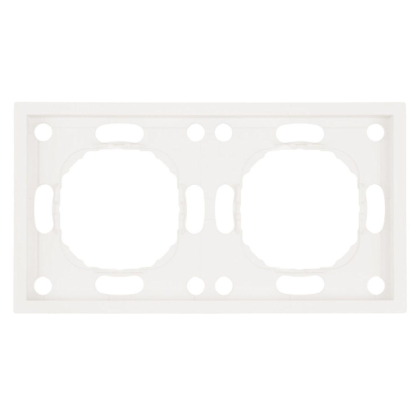 Рамка 2-постовая Stekker Эмили белый фарфор PFR00-5002-01 49885