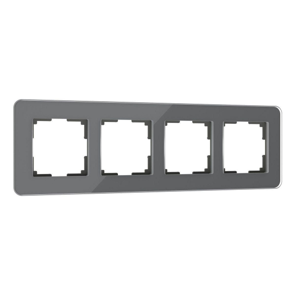 Рамка Werkel Elite на 4 поста графит W0042440 4690389180804 Рамка Werkel Elite на 4 поста графит W0042440 4690389180804