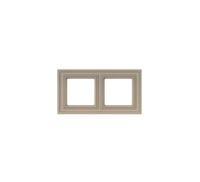 Рамка 2-постовая Liregus Retro кремовый омбре 29-149