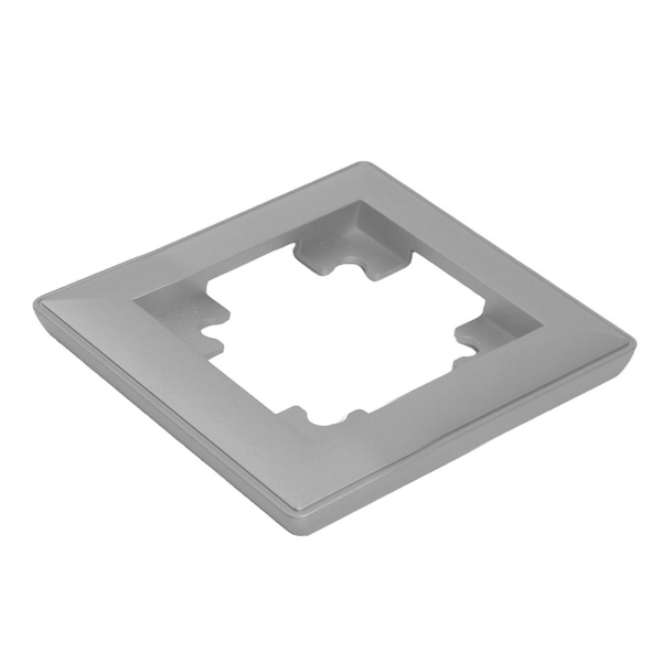 Рамка 1-постовая Stekker Катрин серебро PFR00-7001-03 39797