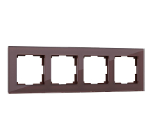 Рамка на 4 поста Werkel Favorit мокко W0041118 4690389160059