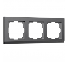 Рамка Werkel Stark на 3 поста графит W0031864 4690389194511