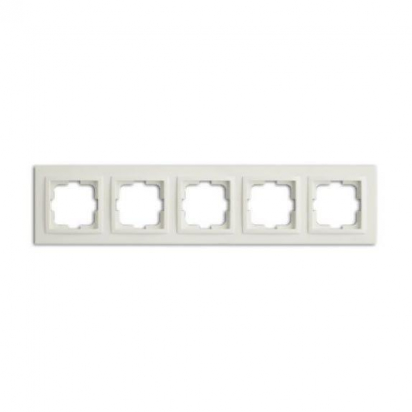 Рамка 5-постовая Mono Electric Despina жемчуг 102-250000-164 Рамка 5-постовая Mono Electric Despina жемчуг 102-250000-164