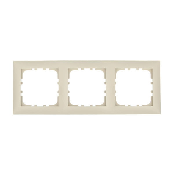 Рамка LK Studio 3-постовая (бежевый) LK60 864301-1 Рамка LK Studio 3-постовая (бежевый) LK60 864301-1
