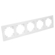 Рамка 5-постовая Stekker Катрин белый GFR00-7005-01 39637