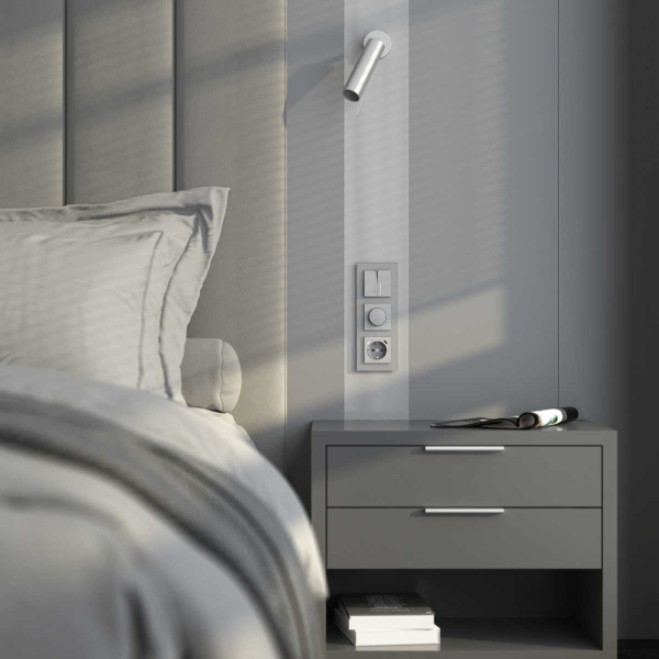 Рамка на 3 поста Werkel Senso серебряный стекло soft-touch W0033106 4690389200427