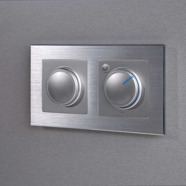 Рамка на 2 поста Werkel Aluminium алюминий W0021706 4690389158032