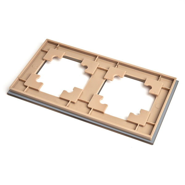 Рамка 2-постовая Stekker Катрин золото GFR00-7002-08 49034