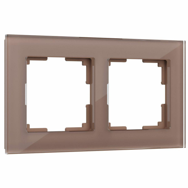 Рамка на 2 поста Werkel Favorit латте W0021142 4690389183416 Рамка на 2 поста Werkel Favorit латте W0021142 4690389183416