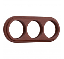 Рамка на 3 поста Werkel итальянский орех W0035225 4690389166594