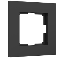 Рамка Werkel Slab на 1 пост черный матовый W0012908 4690389193293