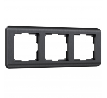 Рамка на 3 поста Werkel Stream графит W0032104 4690389162275