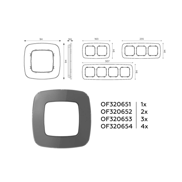 Рамка AMBRELLA VOLT OF320652