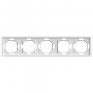 Рамка 5-постовая Stekker Эмили белый фарфор PFR00-5005-01 49888